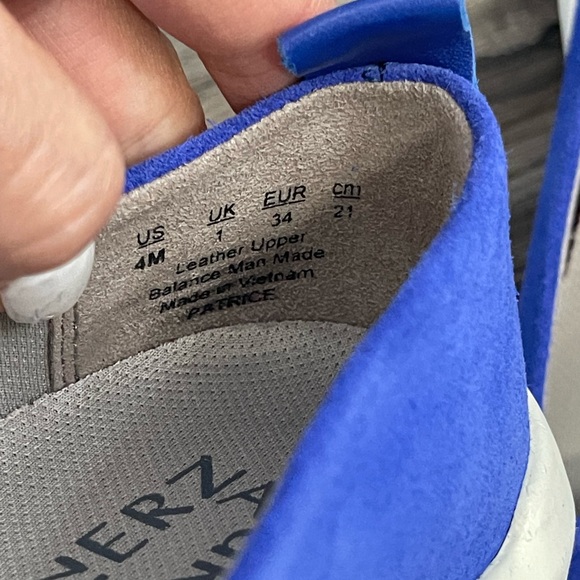 NATURALIZER PATRICE SNEAKERS US 4M EUR34 LEATHER UPPER / SUEDE - Picture 7 of 8